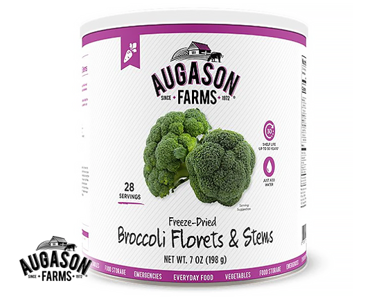 AF: Freeze-Dried Broccoli Florets & Stems Can